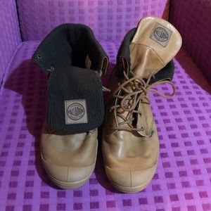 Palladium Brown Leather Boots